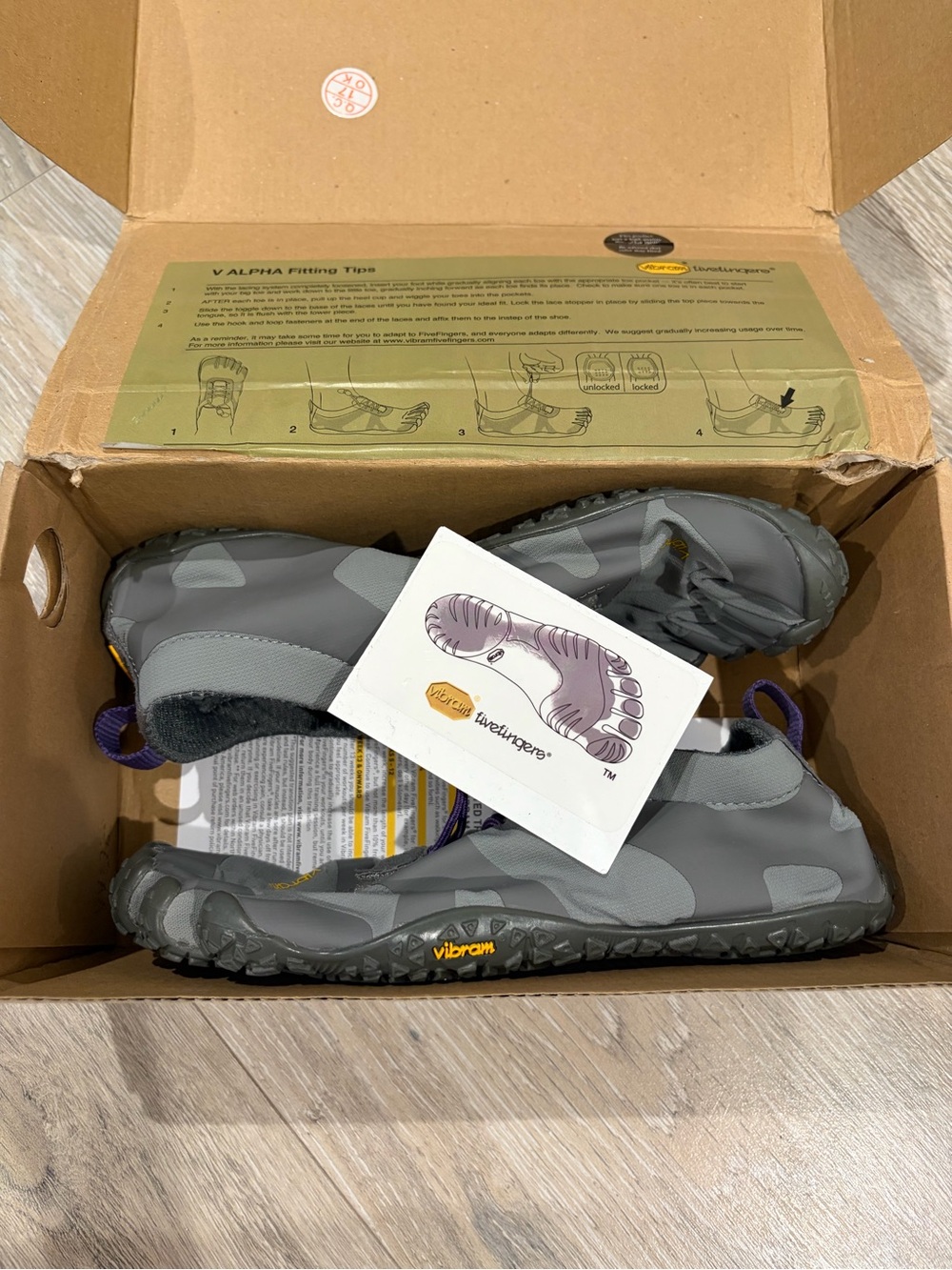 Vibram FiveFingers V-Alpha Women - Grey/Violet - Picture 10 of 10